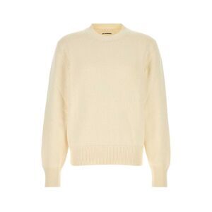 Jil Sander Men Ivory Cotton Sweater